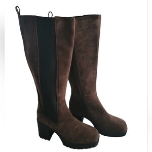 Steven Madden Deegan Women's High Knee  Brown Boots 10M